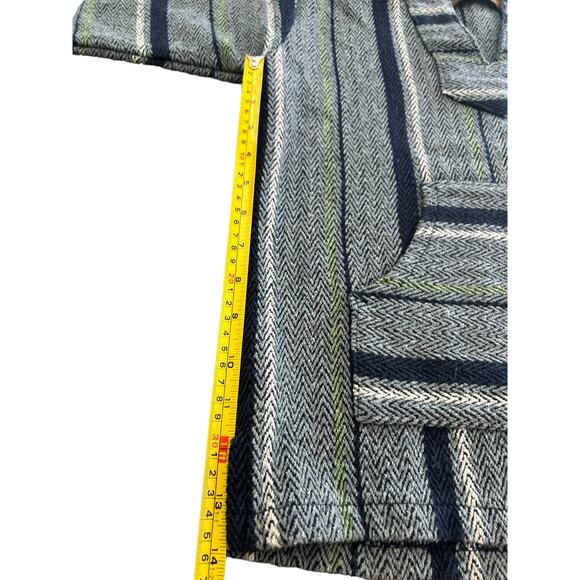 Retrofit Sweater Size M Youth Pullover Hippie Mexico Knit Poncho | X303 - Picture 7 of 14